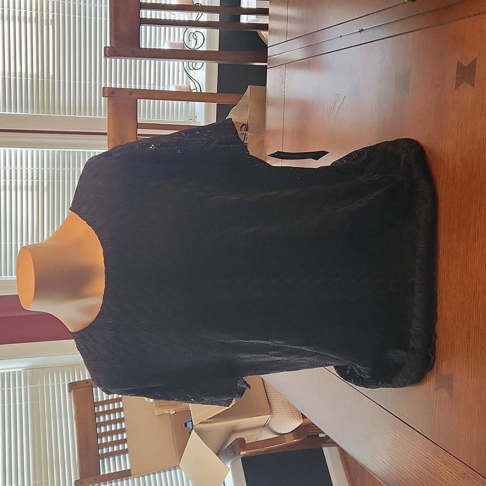 Southern Lady 2XL Black Blouse